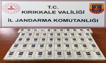 Kırıkkalede 51 adet kaçak cep telefonu ele geçirildi