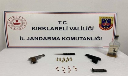 Kırklarelide uyuşturucu operasyonu: Tabanca ve uyuşturucu ele geçirildi