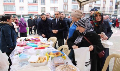 Lösemili öğrenci için düzenlenen yardım kampanyası için ilçe seferber oldu