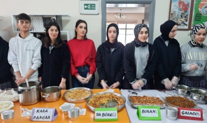 Meslek lisesi öğrencileri Bayburt lezzetlerini tanıttılar