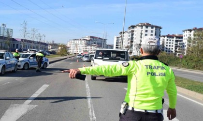 Orduda bir haftada yaklaşık 12 bin araç denetlendi