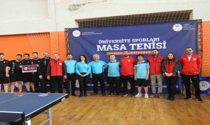 Üniversite Sporları Masa Tenisi Türkiye Şampiyonası Kırşehirde başladı