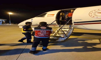 13 yaşındaki genç, uçak ambulans ile Ankaraya sevk edildi