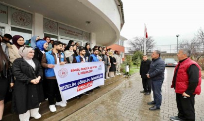 Bingölden 100 öğrenci Mardin gezisine gönderildi