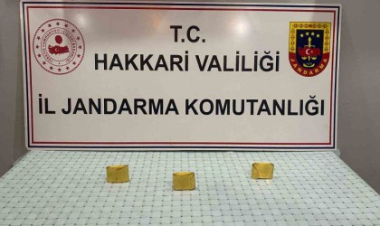 Hakkaride 3 kilo altın ele geçirildi