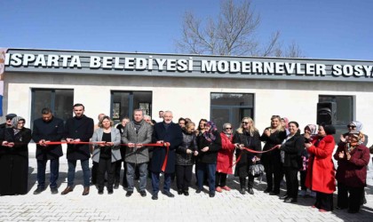 Isparta Belediyesi Modernevler Mahallesi Sosyal Tesisleri açıldı