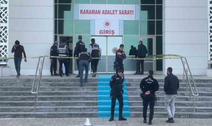 Karamanda adliye girişinde silahlı saldırı: 1 yaralı