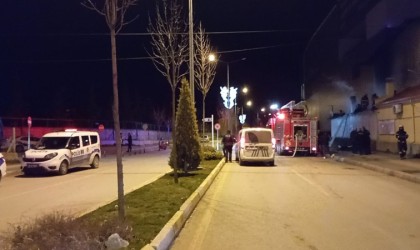 Kazan dairesinde çıkan yangın maddi hasara yol açtı