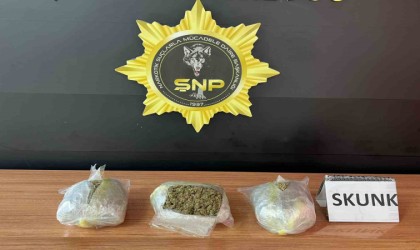 Şanlıurfada 1 kilo 600 gram skunk ele geçirildi