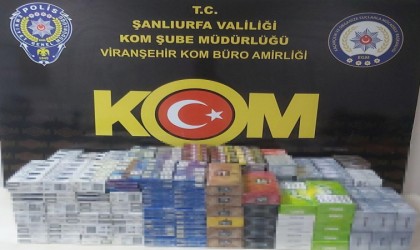 Şanlıurfada bin 660 paket kaçak sigara ele geçirildi