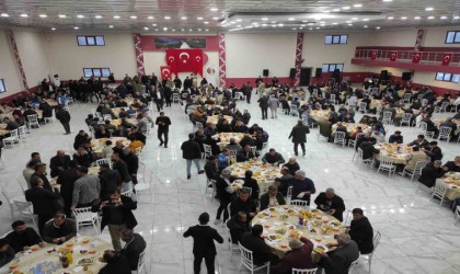 Sasonda güvenlik korucularına toplu iftar yemeği verildi