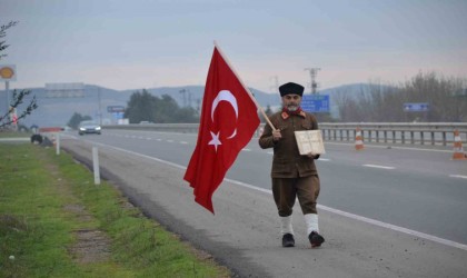 Torundan Dedeye Vefa Yürüyüşü Keşana ulaştı