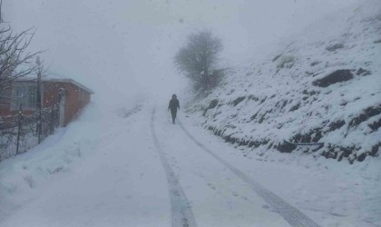 Tuncelinin yüksek kesimlerinde kar yağışı etkili olmaya başladı