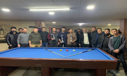 Yüksekovada bilardo turnuvası düzenlendi