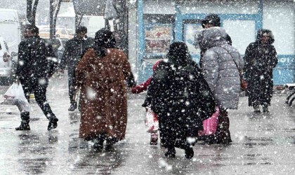 Yüksekovada yoğun kar yağışı