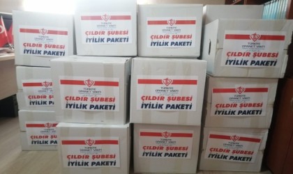 Çıldır Müftülüğü iyilik paketlerine devam ediyor