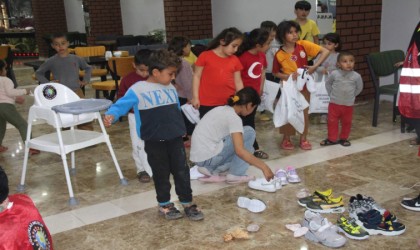 Depremzede çocukların bayramlık heyecanı