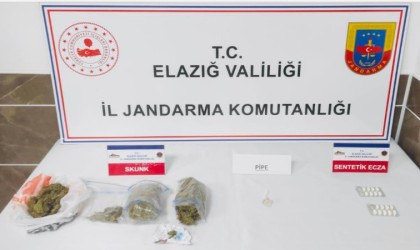 Elazığda jandarma uyuşturucuya geçit vermiyor: 5 gözaltı