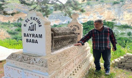 Çemişgezekte Bayram Baba hazretlerinin kabri yenilendi