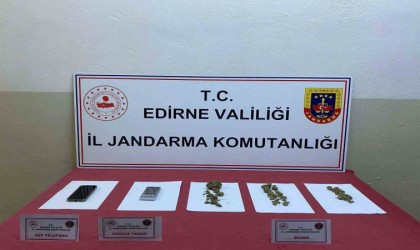 Edirnede uyuşturucu madde ve hassas terazi ele geçirildi