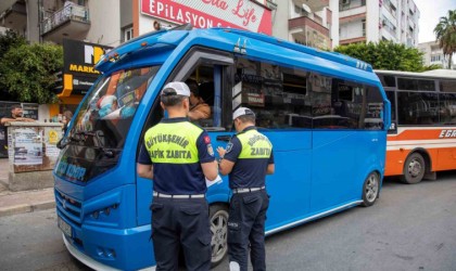 Mersinde zabıta ekipleri yolcu güvenliği için araç denetimlerini sıklaştırdı