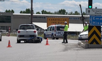 Tavşanlıda trafik kazası: 1 yaralı