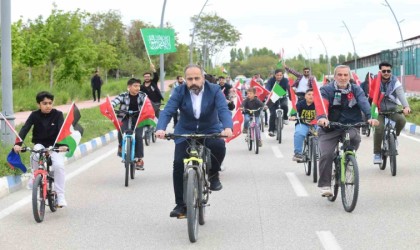 Van YYÜ öğrencileri Gazzeye destek protestolarını sürdürüyor