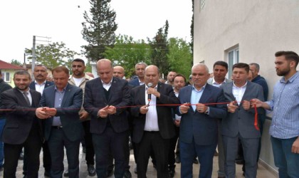 Yapımı tamamlanan cami ibadete açıldı