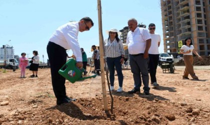 Yenişehir Belediyesi ağaçlandırma çalışmalarını sürdürüyor