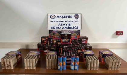 Akşehir Polisinden havai fişek denetimi