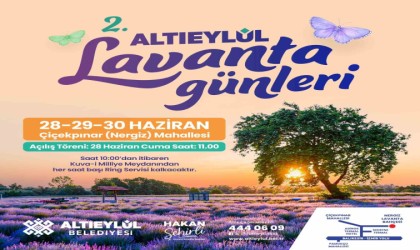 Altıeylül Belediyesi vatandaşları lavanta günlerine davet ediyor