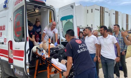 Ambulans helikopter kalp hastası için Karamandan Antalyaya havalandı