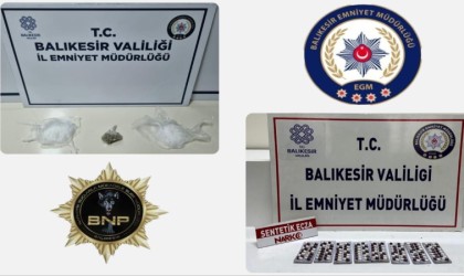 Balıkesirde uyuşturucu operasyonu