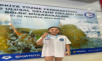 Başarılı yüzme sporcusu Türkiye 3üncü oldu