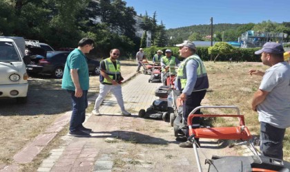 Başkan Kahveci, Ilıcadaki projeleri yerinde inceledi