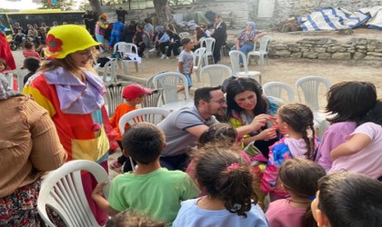 Behramlıdaki Çocuklar Açık Hava Sinemasıyla Buluştu