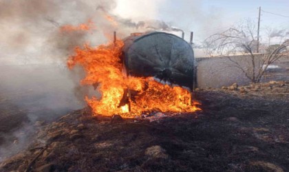 Burdurda yarım saat içerisinde çıkan 5 yangında 60 dekar arazi yandı