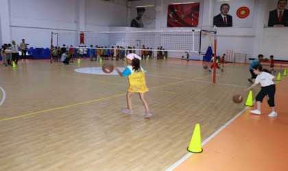 Çocuklardan basketbola yoğun ilgi