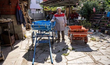 Filmden esinlendi emekli olunca ‘Sütçü Ramizin arabasını yaptı