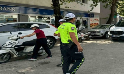 Gazipaşada kask denetimleri yoğunlaştı