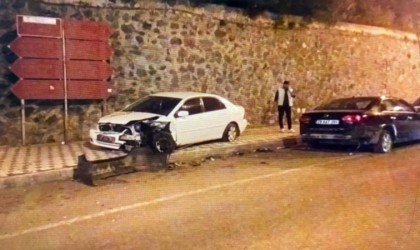 Gümüşhanede zincirleme trafik kazası: 4 yaralı