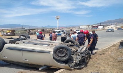 Kahramanmaraşta meydana gelen trafik kazasında bir kişi yaralandı