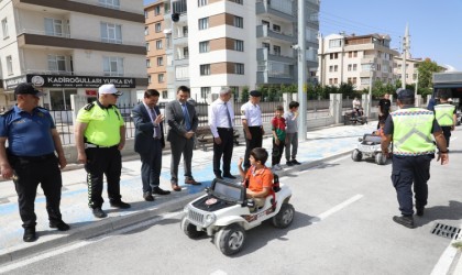 Karatay Trafik Eğitim Parkıdaki eğitimlere 6 bin 500 öğrenci katıldı