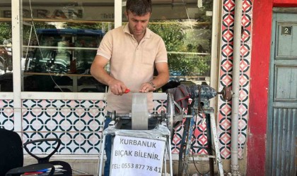 Kurban Bayramına 2 gün kala bıçakçılarda yoğunluk