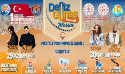 Mersinde Deniz ve Güneş Festivali düzenleniyor