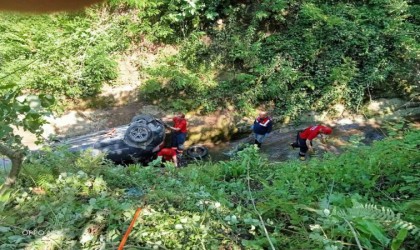 Orduda otomobil uçuruma yuvarlandı: 1 ölü