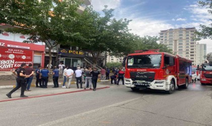 Şanlıurfada atış poligonunda korkutan yangın