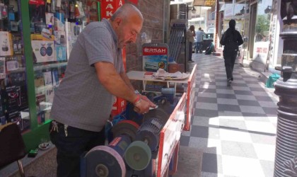 Sungurluda bıçakçıların Bileme mesaisi başladı