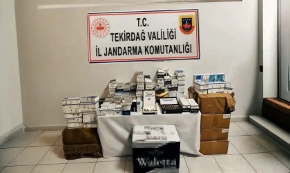 Tekirdağda kaçak tütün operasyonu: Binlerce paket ele geçirildi