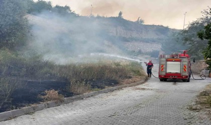 Tokatta arazi yangını büyümeden söndürüldü